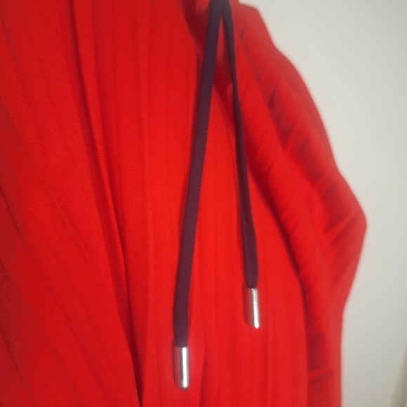Tommy Hilfiger  Twill F&F Pleated Midi Dress  Size 14 - Picture 7 of 8